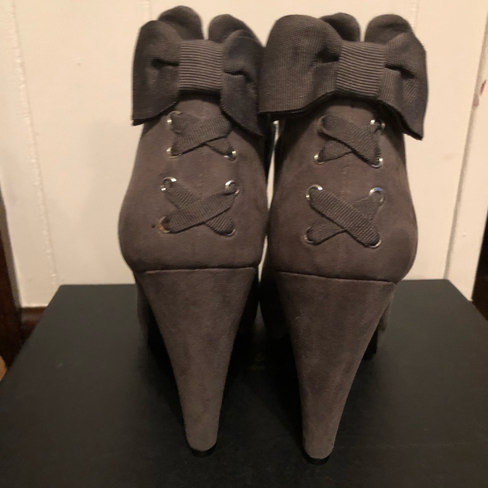 Guess Grey Suede Booties - image 1